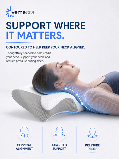 Vemeora™ Ergonomic Contour Pillow