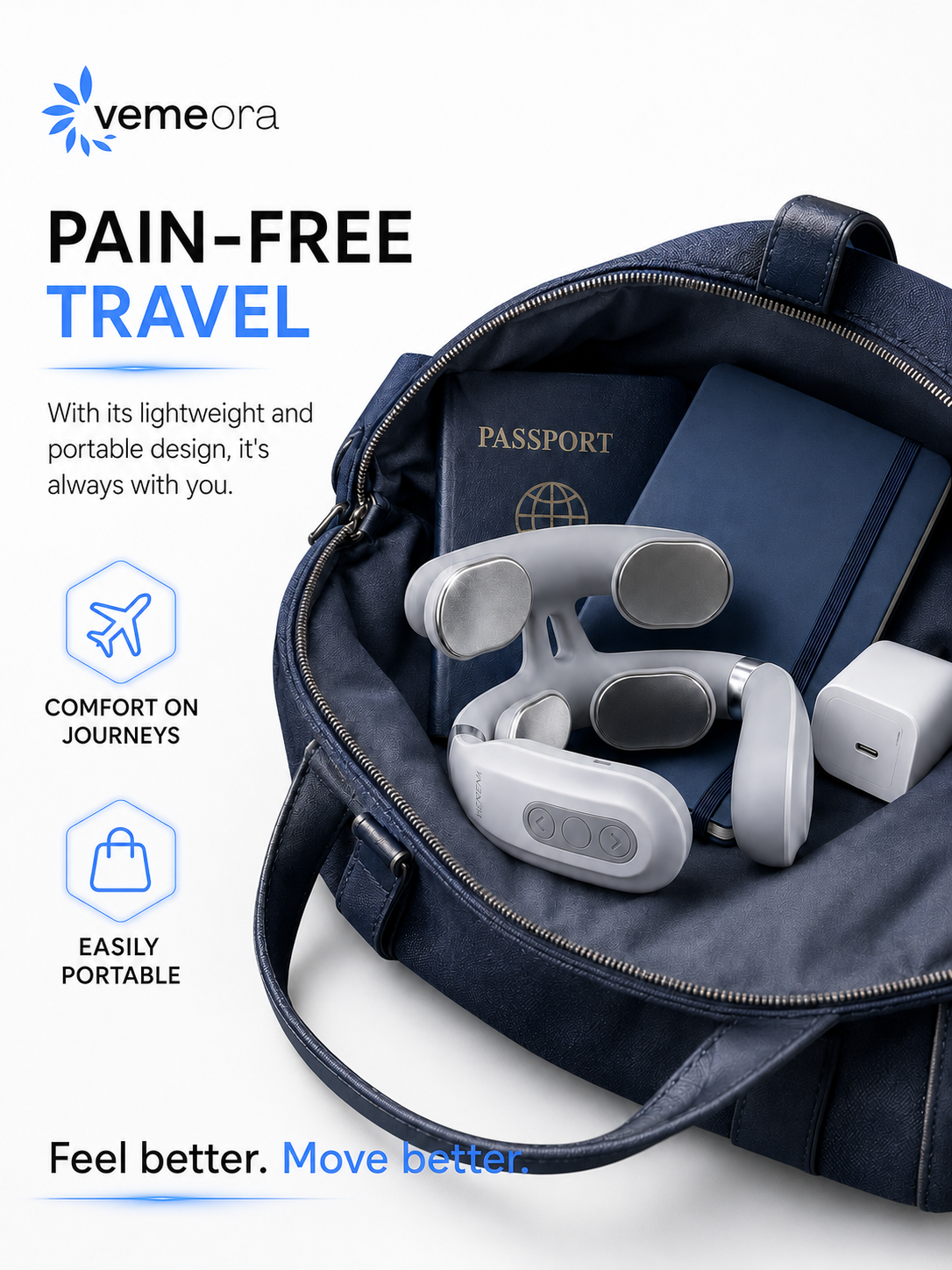 Vemeora™ Cervical Pain Relief & Therapy Device
