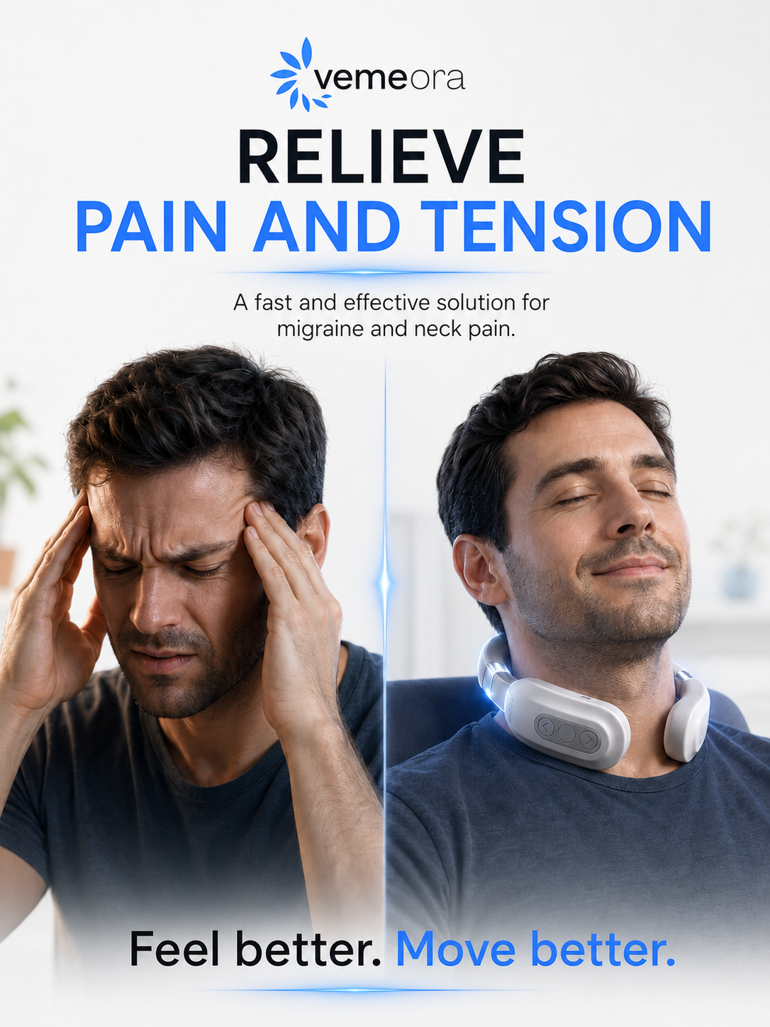 Vemeora™ Cervical Pain Relief & Therapy Device