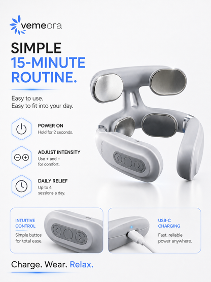 Vemeora™ Cervical Pain Relief & Therapy Device