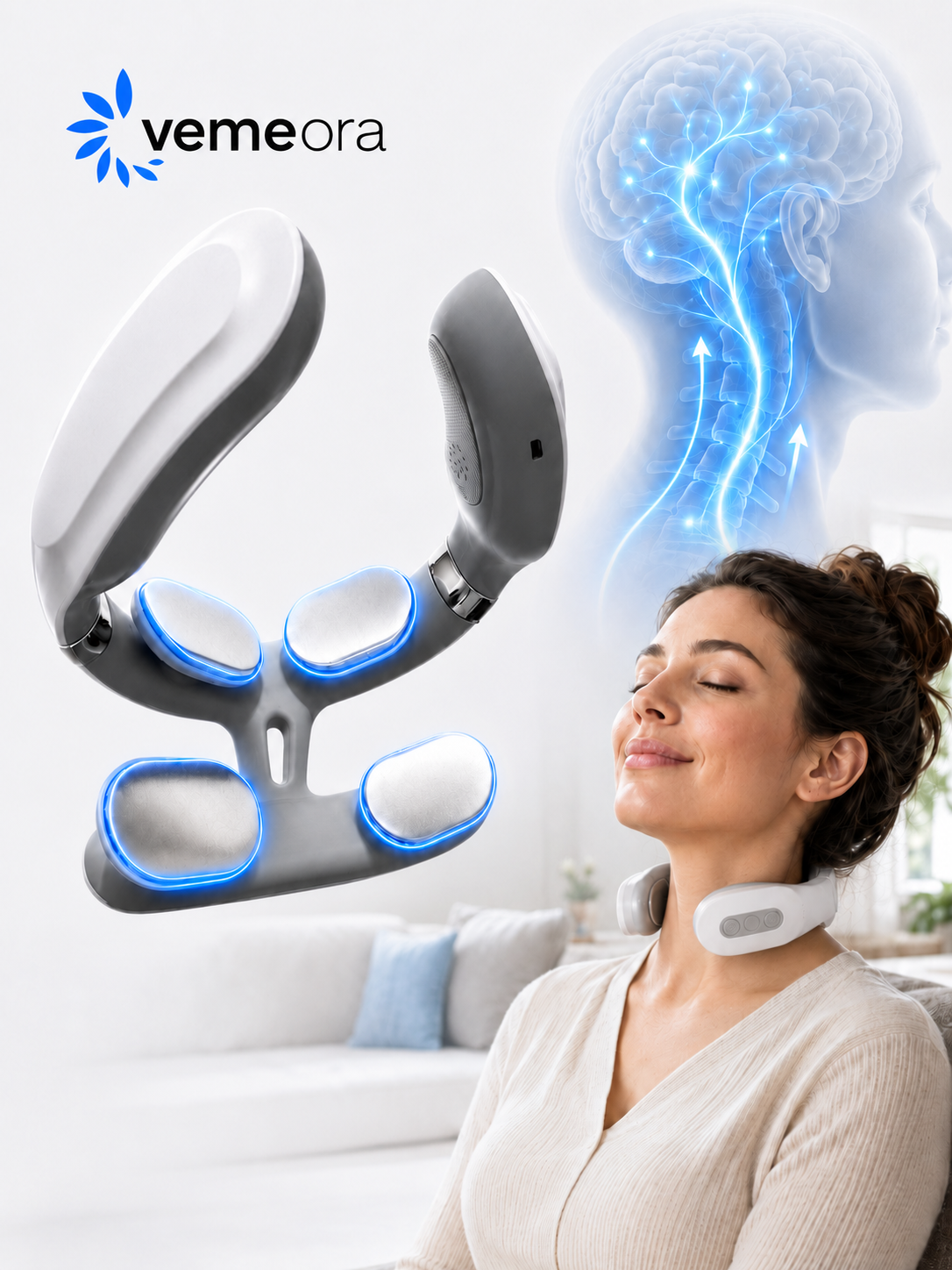 Vemeora™ Cervical Pain Relief & Therapy Device