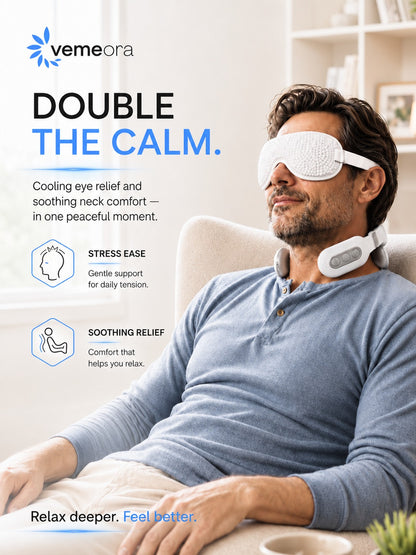 Vemeora Soothing Eye Mask for Headache, Migraine & Stress Relief